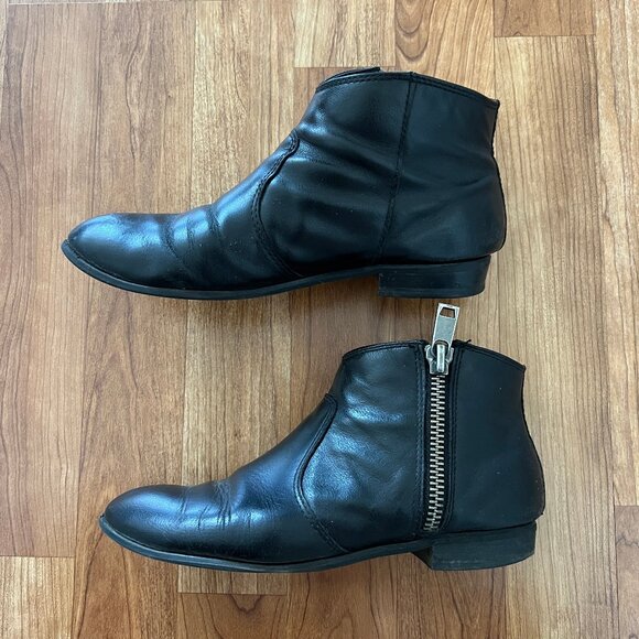 Aldo Allisson Leather Ankle Boots - Picture 1 of 5